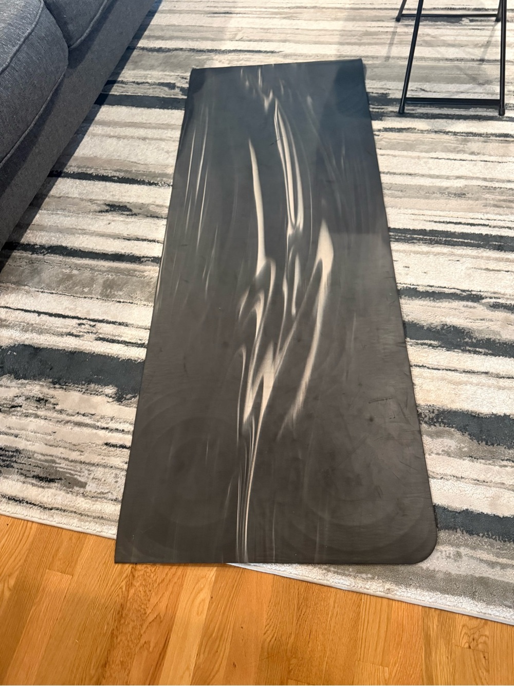 lululemon athletica Black Yoga Mat 5mm